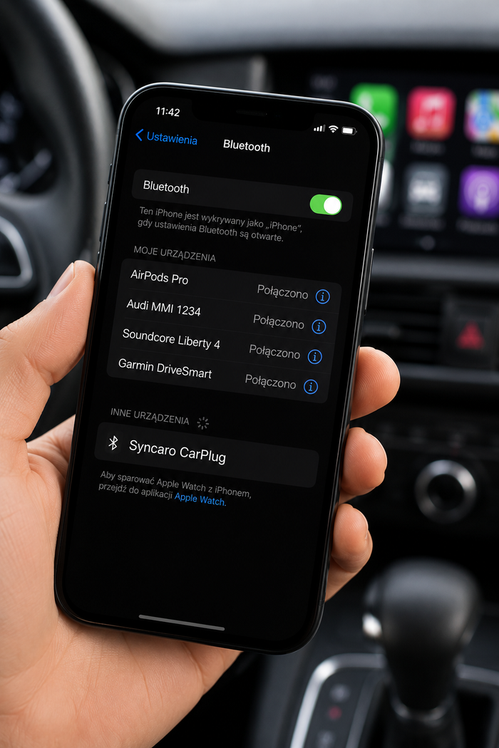 Sparuj raz przez Bluetooth